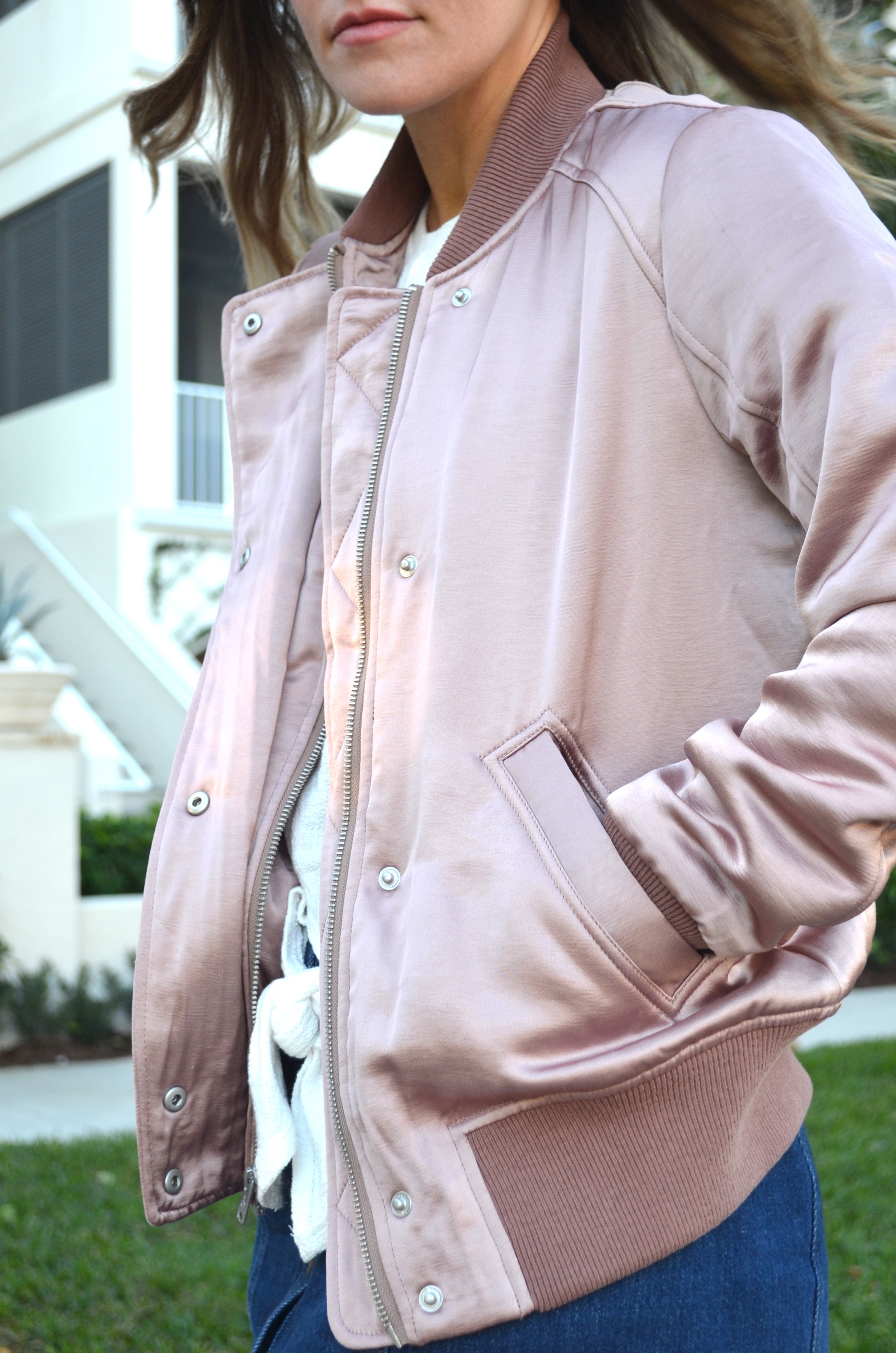 pink bomber jacket abercrombie