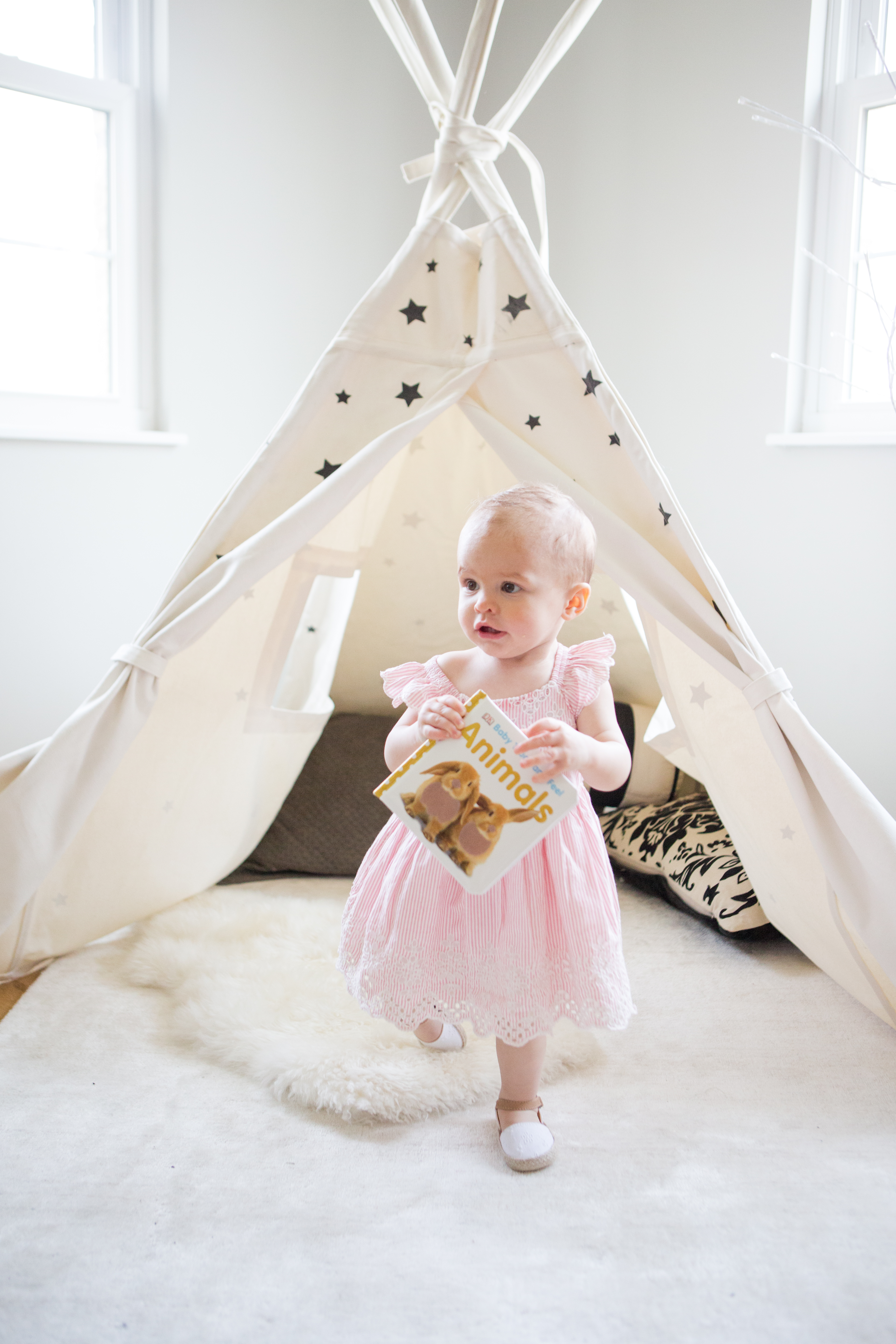 first birthday party decor teepee